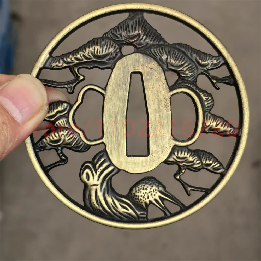 New Alloy Material Parts Tsuba Handguard Guard For Real Japanese Japan Samurai Katana Sword Fittings Accessory Nice