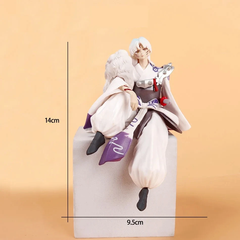 Figuras de Anime de dibujos animados de Inuyasha y Sesshoumaru, modelo de juguetes coleccionables, adorno de decoración, PVC, 14