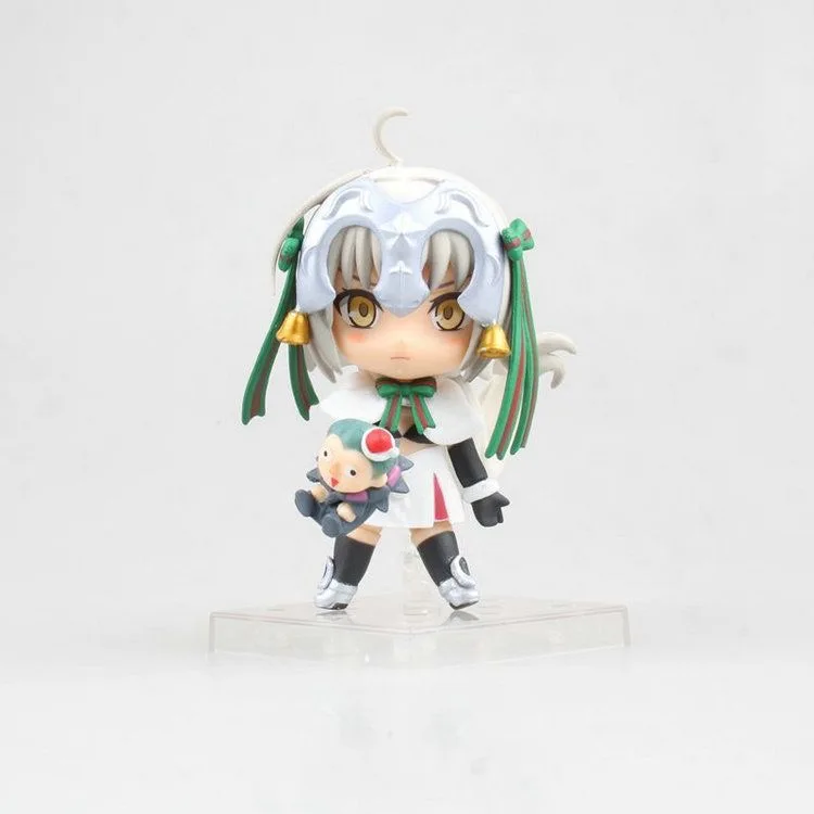 Fate FGO  815 White Joan Of Arc Kawaii Anime Action Figure Model Toy Ornament Collection Gifts