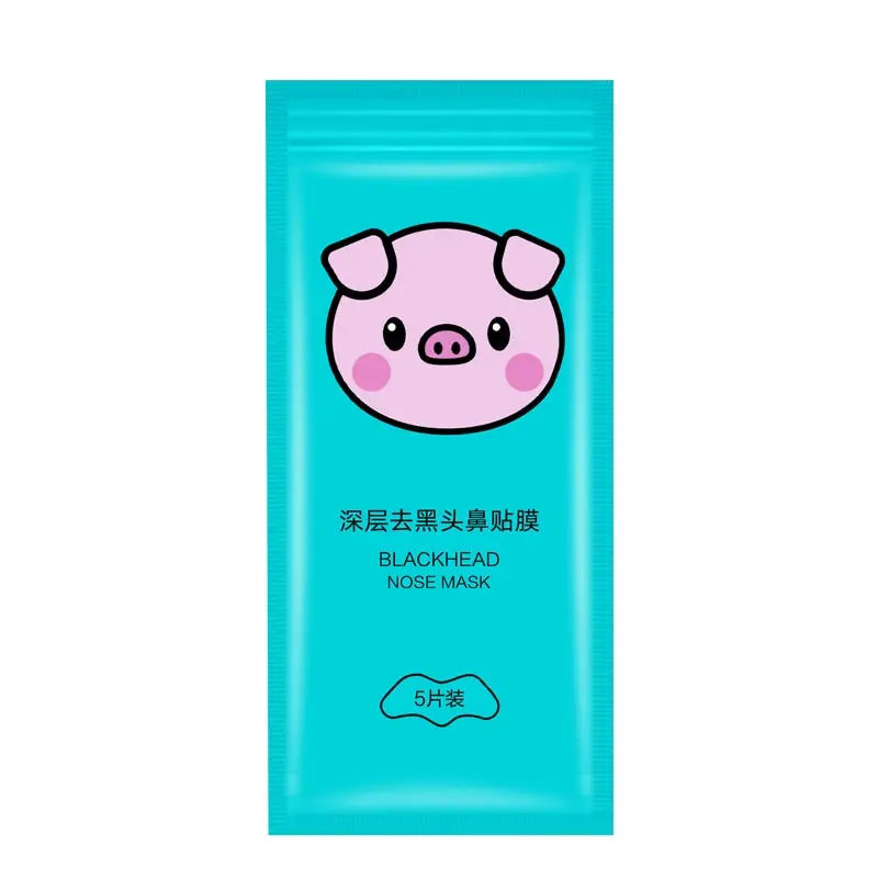 5pcs loại bỏ mụn đầu đen mũi Dải mụn ma thuật hấp phụ mạnh mẽ Mite Remover làm sạch sâu lỗ chân lông thu hẹp làn da mịn màng