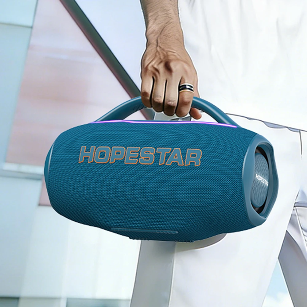 HOPESTAR H89mini Handheld Outdoor High Power Portable Wireless Bt Speaker 60Wattage Battery 6000mAh Handheld Waterproof
