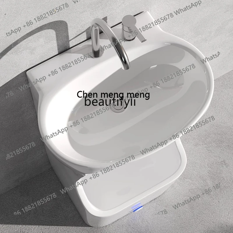 X Household Face Washing Pedestal Basin Mop Sink Balcony Indoor Outdoor Hand Washing Foot Washing Floor Standing Basin