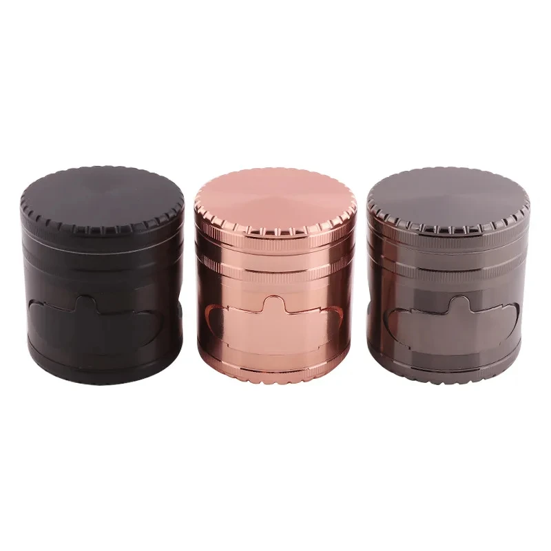 Tobacco shreder mill with drawer polination grinder spice grinder  4 layer smoking accessories