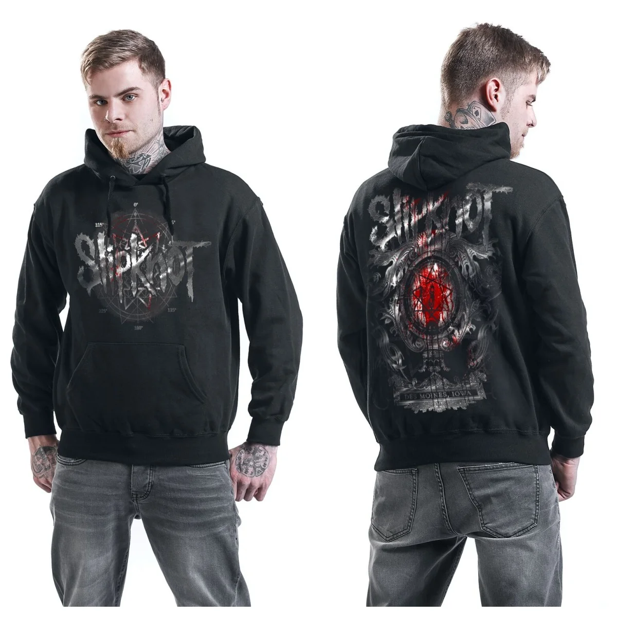 เสื้อฮู้ดดี้ New Des Moines _ Slipknot รุ่นปี 2026 คอลเลคชั่นฤดูใบไม้ร่วง-ฤดูหนาว ดีไซน์หรูหราสำหรับทั้งผู้ชายและผู้หญิง สไตล์ Y2k