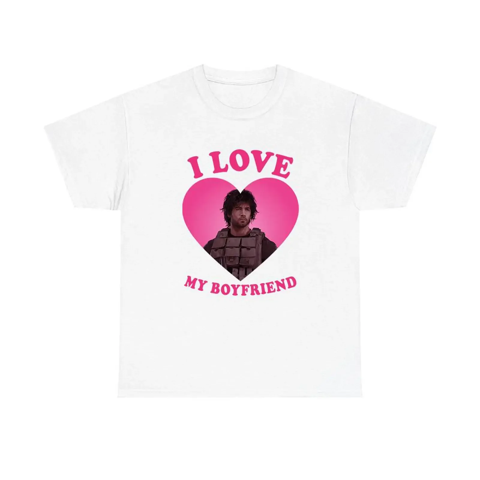 Carlos Oliveira I love my boyfriend T shirt RE9 SweaT vintage Washed Soft Stylish graphic fashion Top For Everyday Wear Casual