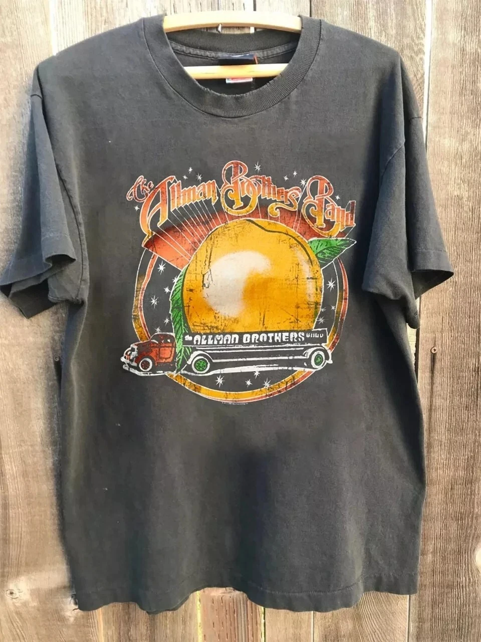The Allman Brothers Band Classic Style Charcoal Unisex T-Shirt Reprint Harajuku Herrenbekleidung Grafik-T-Shirts