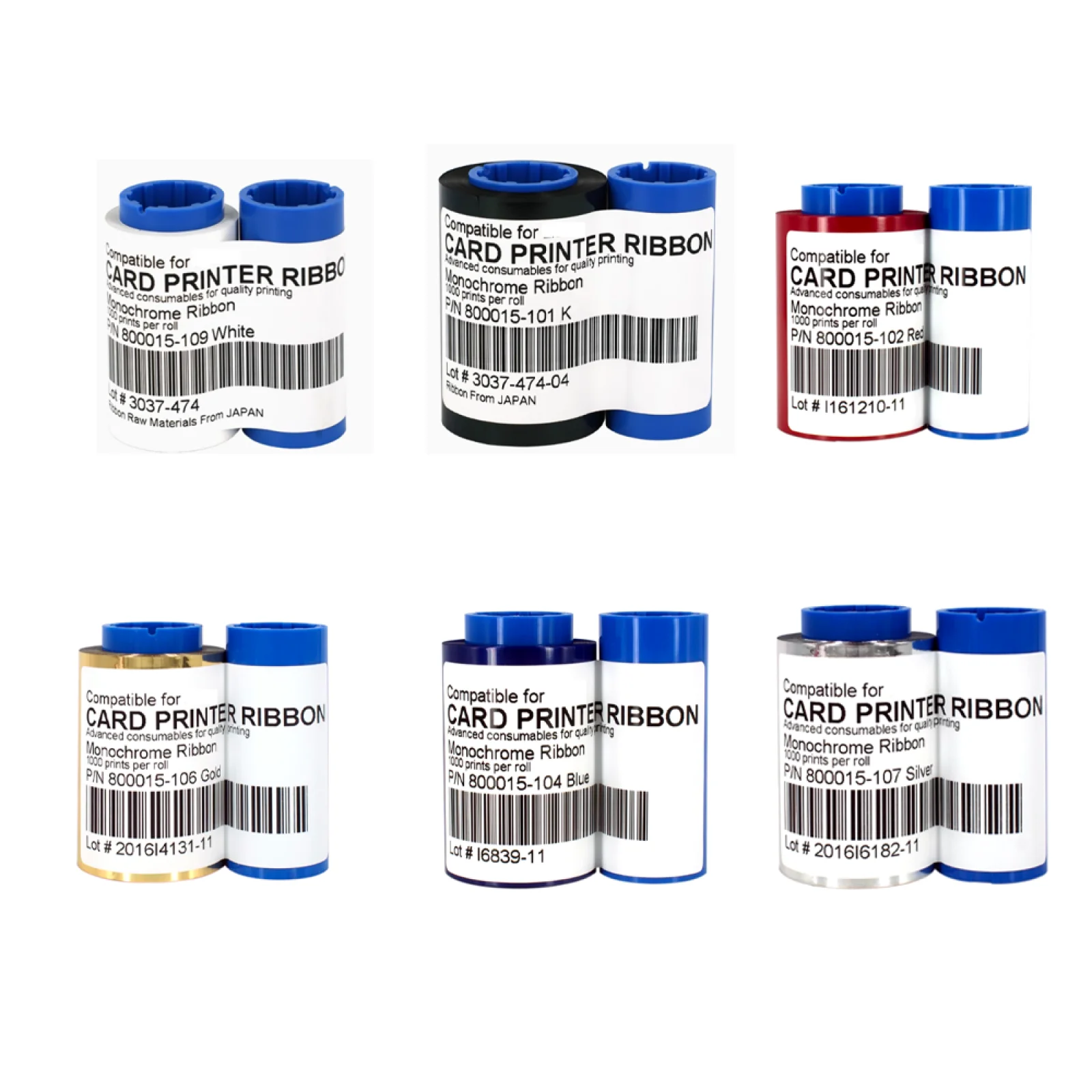 P330i Printer Ribbon fits for Zebra Printer Accessories Printer Parts P310