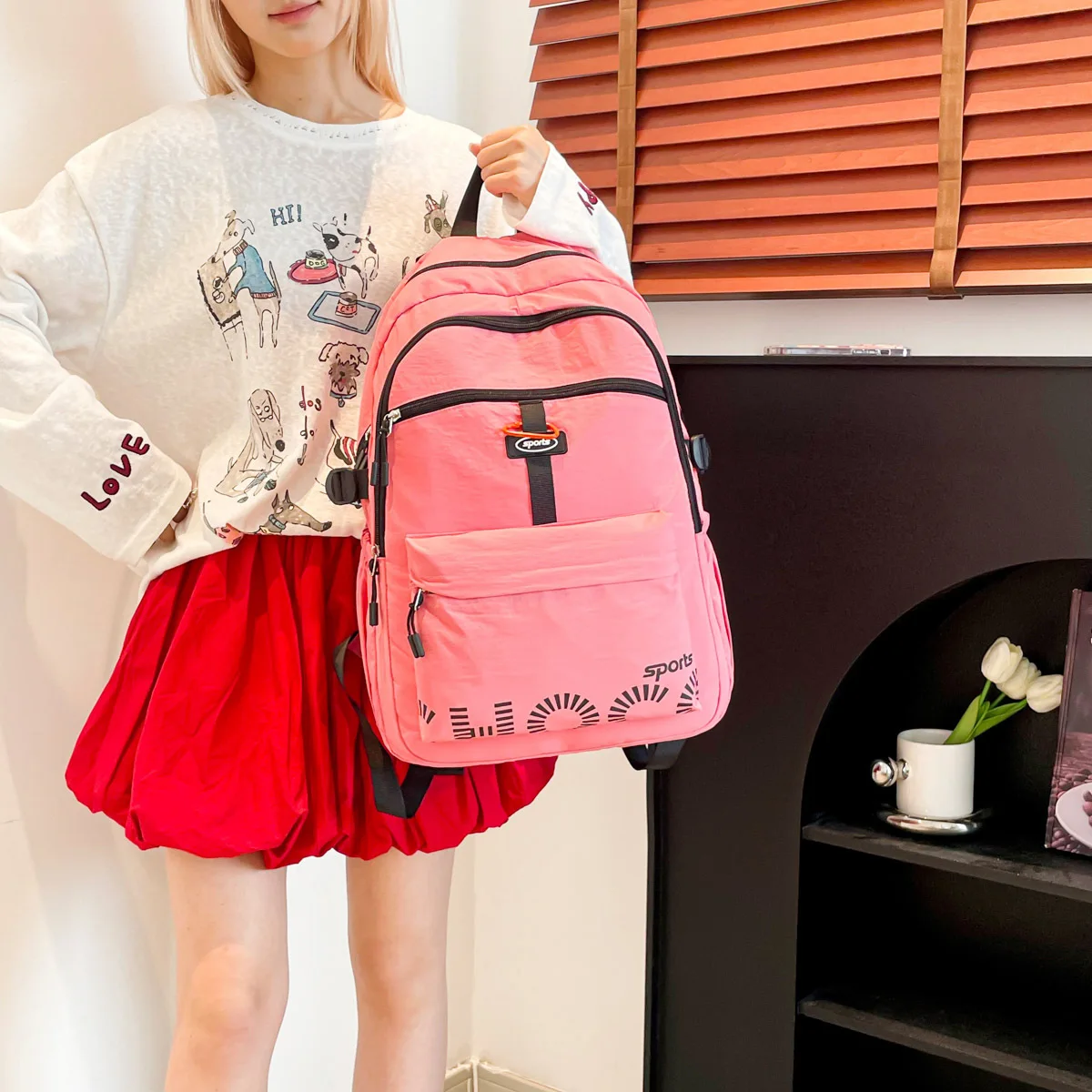 

Лидер продаж, модный нейлоновый рюкзак, водостойкий, легкий, большая вместительная, двойная сумка на плечо, нишевые дорожные сумки