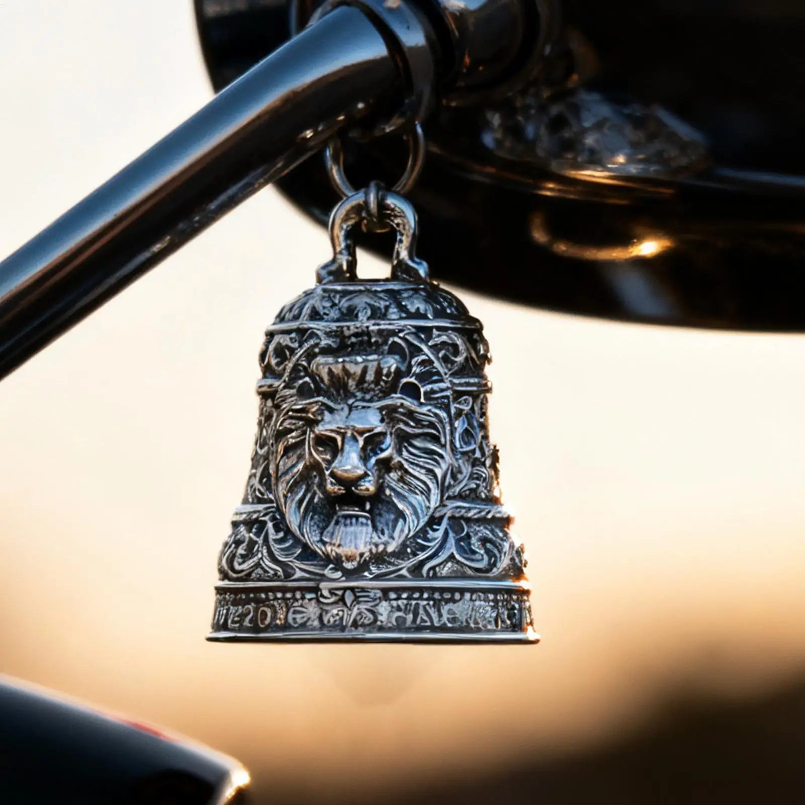 

Motorcycle Bell Lion Biker Bell Pendants Cycling Accessories for Riding Road Car Garden Trip Commuting Indoor Anniversaries