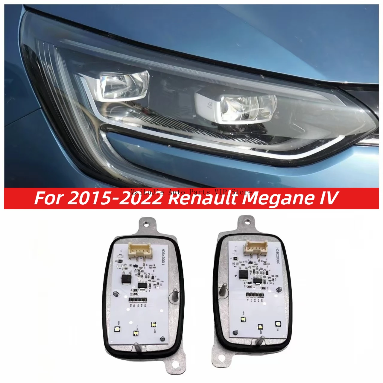 LED Headlight DRL Daytime Running Light Module Control Unit 285753299R 285759447R For Renault Megane IV 2015-2022 Replacement  ﻿