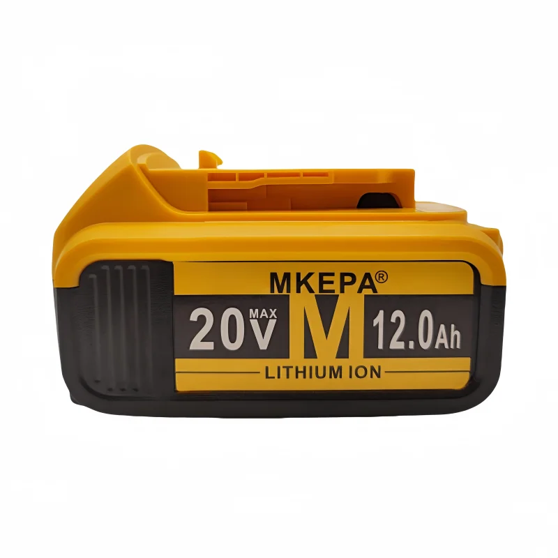 Replace Dewalt 20V lithium battery 12Ah Dewalt DCB200 rechargeable battery DCB206 DCB207 DCB204 power tool battery with charger