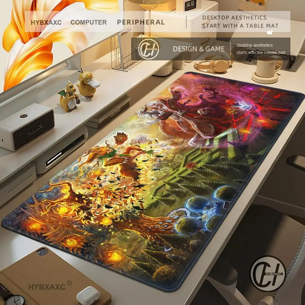 MMORPG Tibia Large Gaming Mouse Pad Computer Mousepad PC Gamer Mouse Mat Laptop Mausepad XXL Mouse Carpet Keyboard Mat Desk Pad