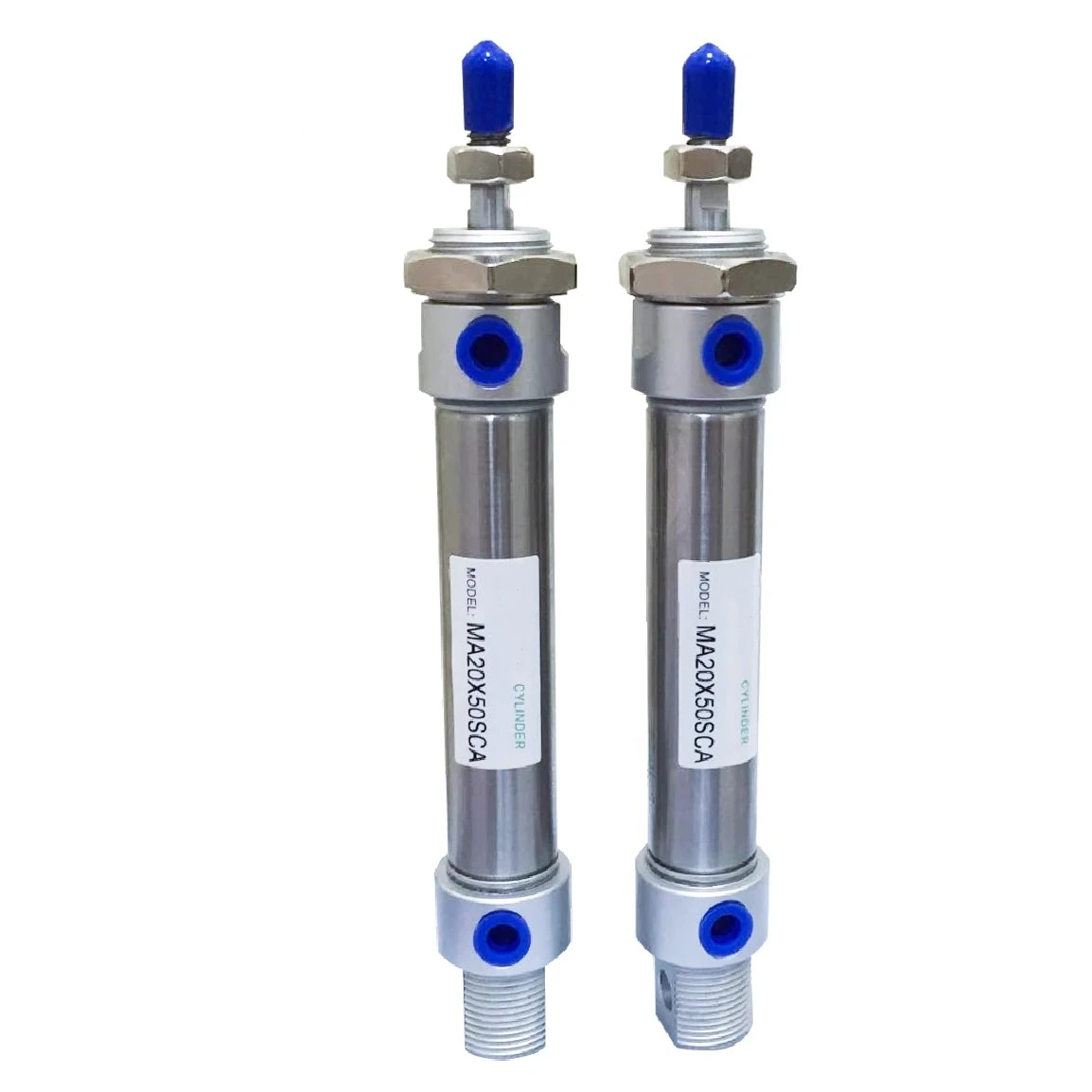 Stainless MA Series Mini Double Acting Cylinder MA16/20/25X200/250/300/350/400/450/500-SCA/SU/SCM