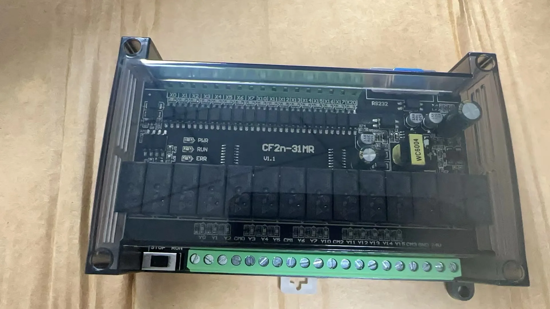 

CF2N FX2N 31MR programmable logic controller 17 input 14 relay output plc controller automation controls plc system