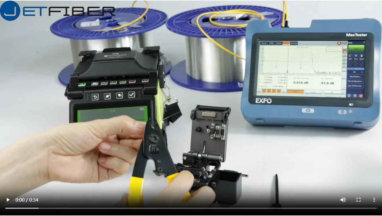 Fusion splicer Jetfiber H5 splicing machine