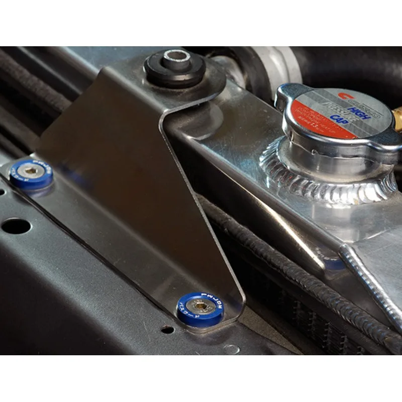 10Pcs M6 Fasteners Screws Aluminum Fender Washers and Bolt License Plate Frame Washer Bolts For Automobile Modification