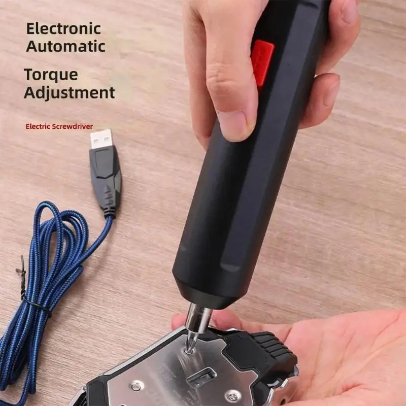 Cordless Electric Screwdriver 3.5Nm Hand Drill with Rechargeable 1300mAh Battery, LED Work Light,Forward Reverse Control M4YD