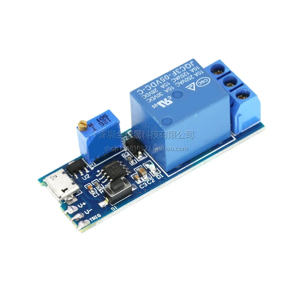 Wide Voltage 5V-30V Trigger Delay Relay Module Timer Module, Delay ON, Delay Switch