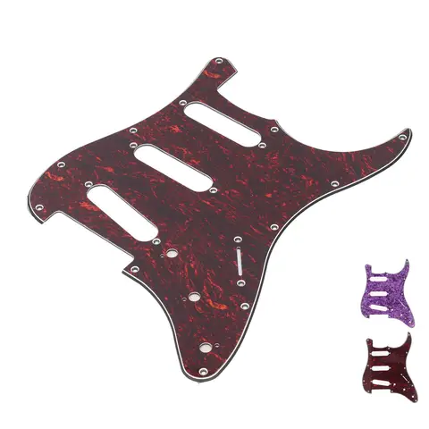 Electric Guitar Pickguard 11 Hole Plastic Front Pick Guard Replacement for Strat Guitars Electric Guitar Pickguard Replacement