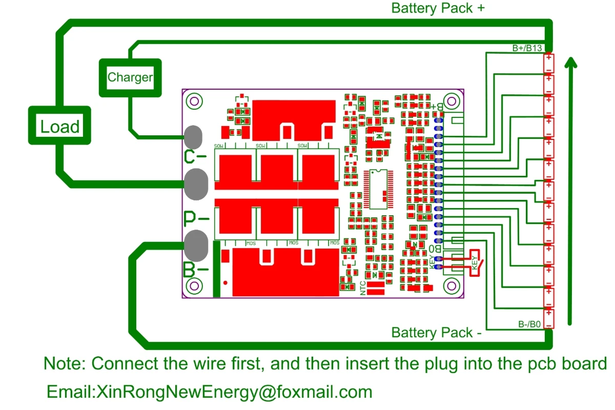 10 s42v 13 s48v 14 s52v 15a 20a 30a bms elock-key 18650