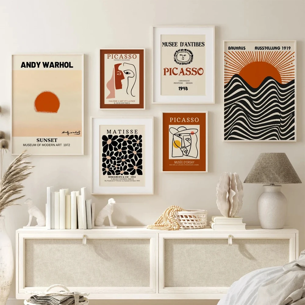 Home Decor Ikea - Modna Galeria Wystawa Ścienna Matisse Picasso