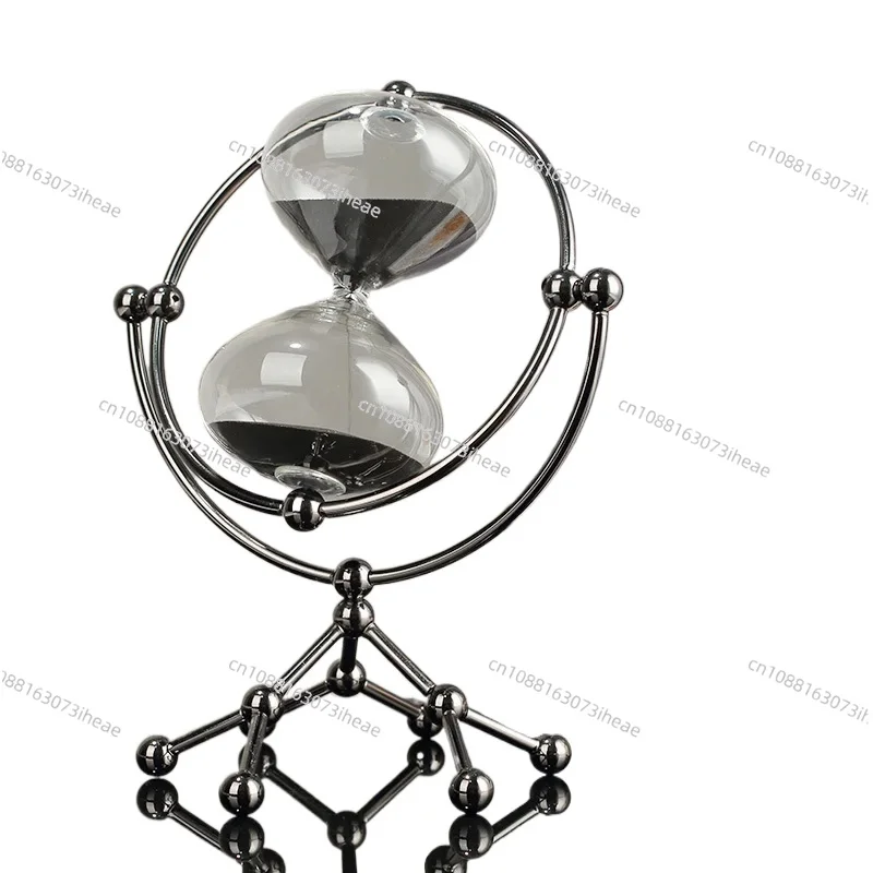 Nordic round hourglass timer 30 minutes high-end creative