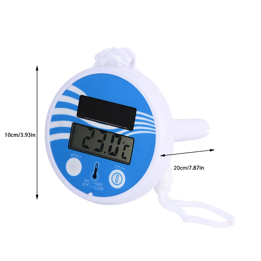 Floating Digital Pool Thermometer Solar Swimming Pool Floating Thermometer Bathtub Spa Hot Tub Ponds Temperature Meter