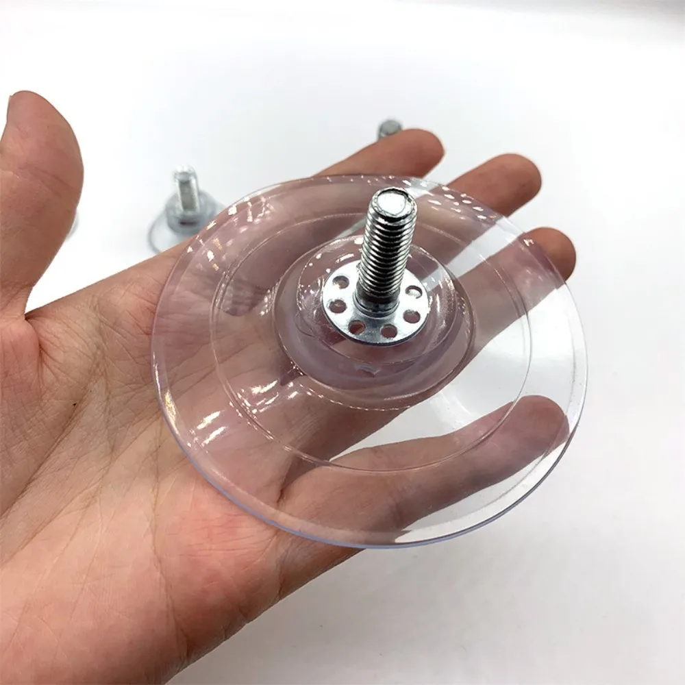 Factory supply custom M4 M5 M6 M8 transparent screw PVC strong suction cup  for car window insert injection molding