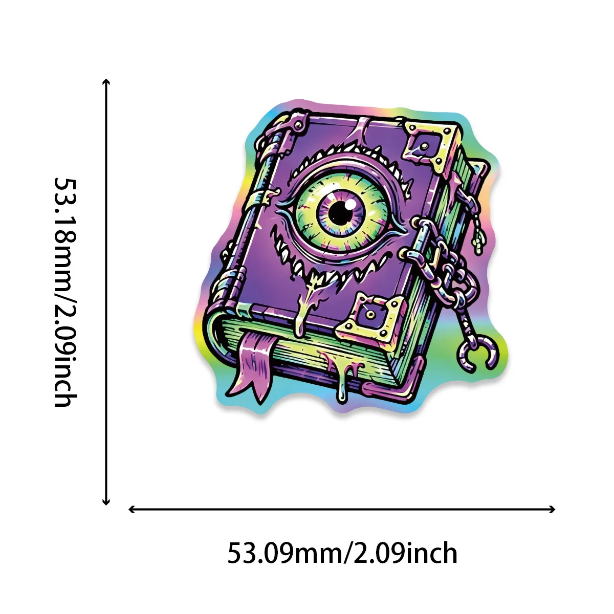 50Pcs Funny Monster Graffiti Stickers Waterproof Vinyl Decals for Journal Water Cup Luggage Skateboard Helmet Gift