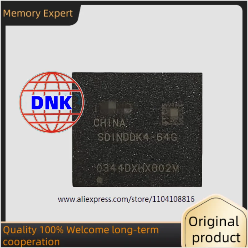 Chip de memoria Flash EMMC, fuente IC, 64G, 5,1, original, SDINDDK4-64G, nuevo