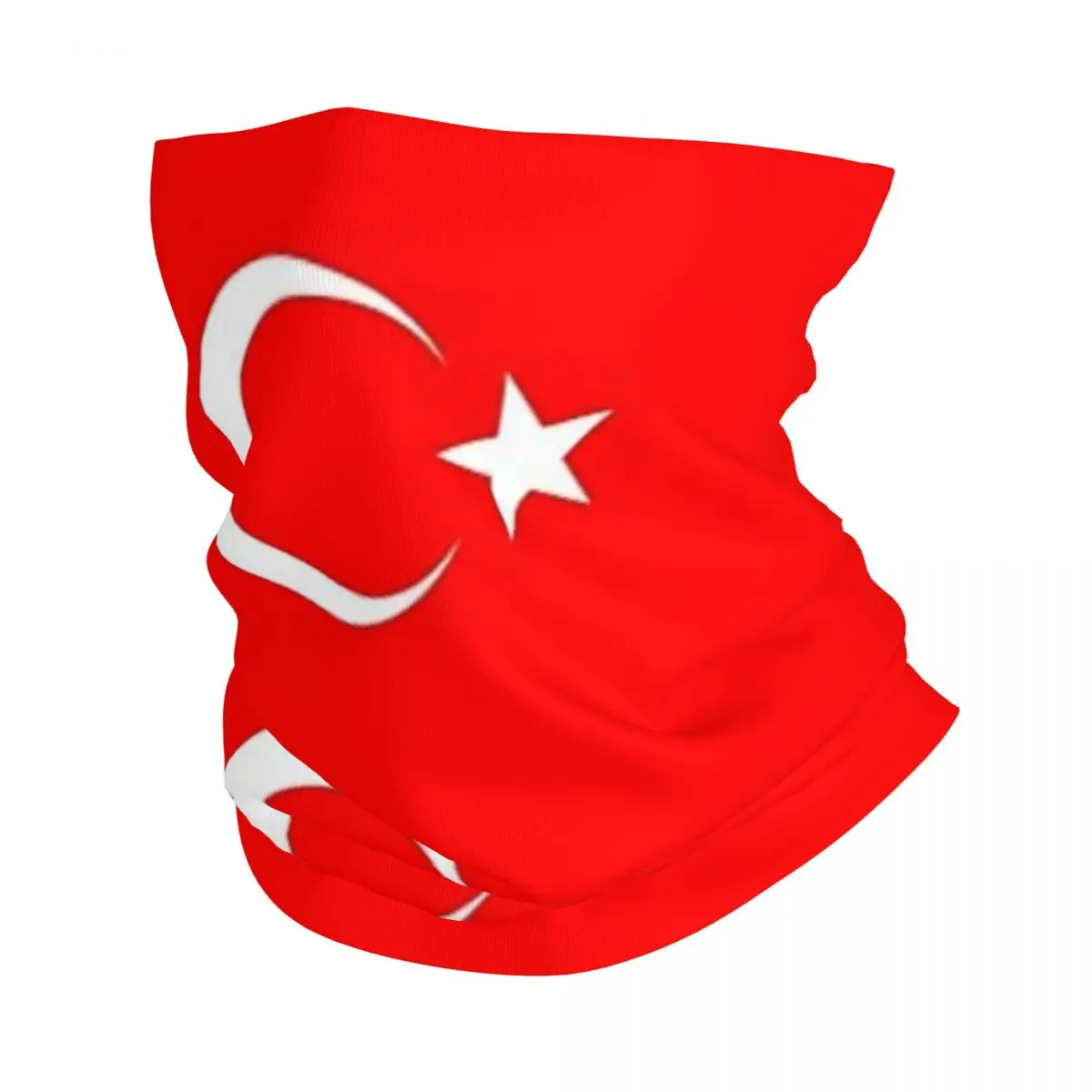 The Republic Of Turkey Flag Bandana Neck Gaiter Printed Mask Scarf Multifunction Cycling Scarf Hiking Fishing For Men Women