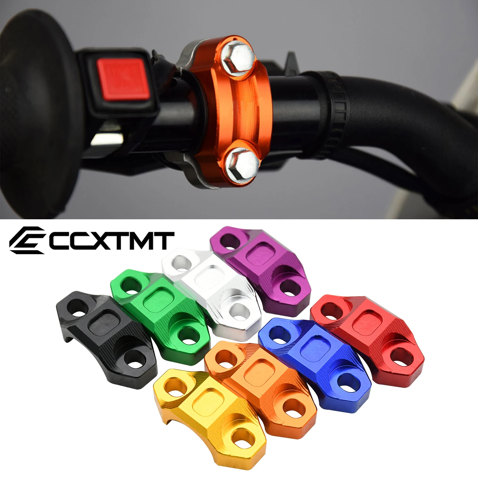 CNC 22MM Universal Handlebar Brake Clutch Rotating Bar Clamp Mount For KTM Honda Yamaha Kawasaki Suzuki BWM R00GS R1250GS 1200R