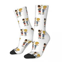 Beavis buthead Rock Socks uomo donna Funny Happy Old Cartoon Punk Metal Socks novità primavera estate autunno inverno calzini regali