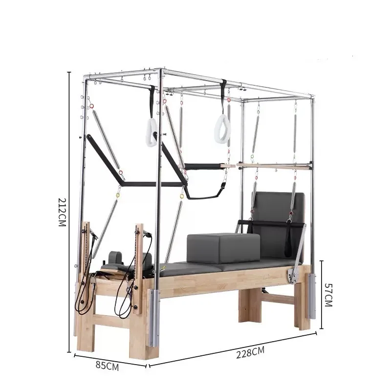 Oak Pilates Large Equipment Core Bed Household Elevated Bed 3-in-1 Commercial Yoga Gym Fitness Core Training Equipment And Bed
