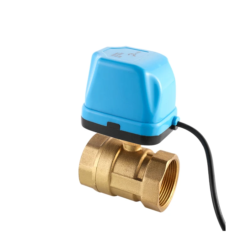 ATV&UTVZhejiang Huibo Best Selling DN15-DN50 Electric Brass Ball Valve for Water AC220V/24V DC24V/12V OEM