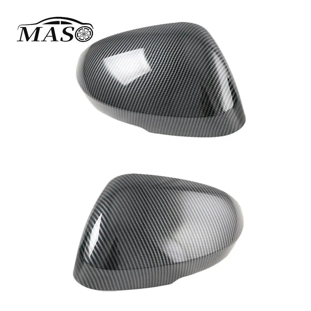 

1 Pair For Mitsubishi Outlander 2022-2023 Side Rearview Mirror Cover Cap Carbon Black