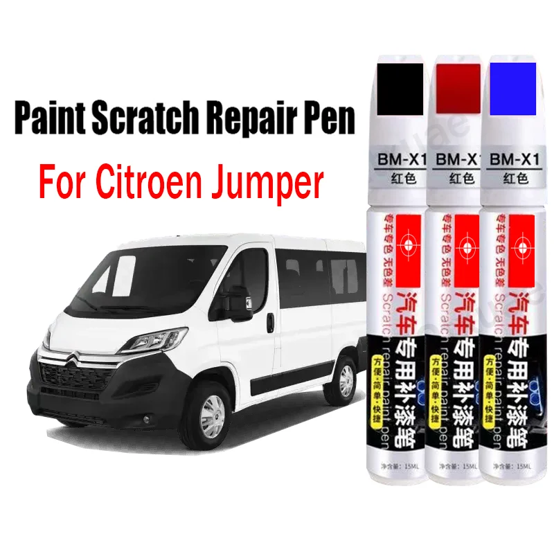 Car Paint Repair Pen for Citroen Jumper 2026 Car Touch-Up Pen Paint Scratch Remover Fixer Car Accessories Grey White Blue Black