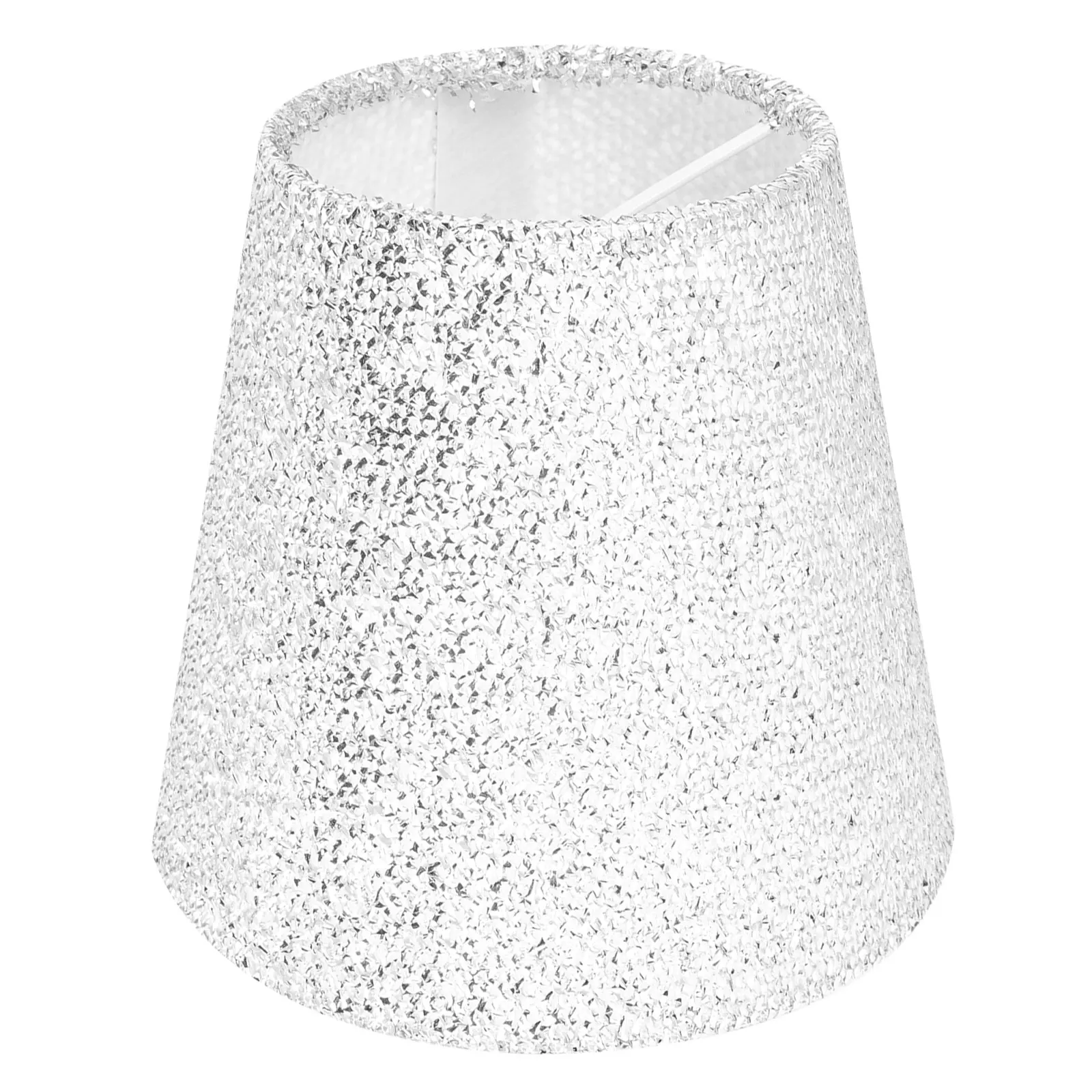 

Cloth Art Lamp Shade Durable Iron Frame Protective for Desk Table Floor Lamp Multi-Function Fabric Cover Decorative Indoor Light