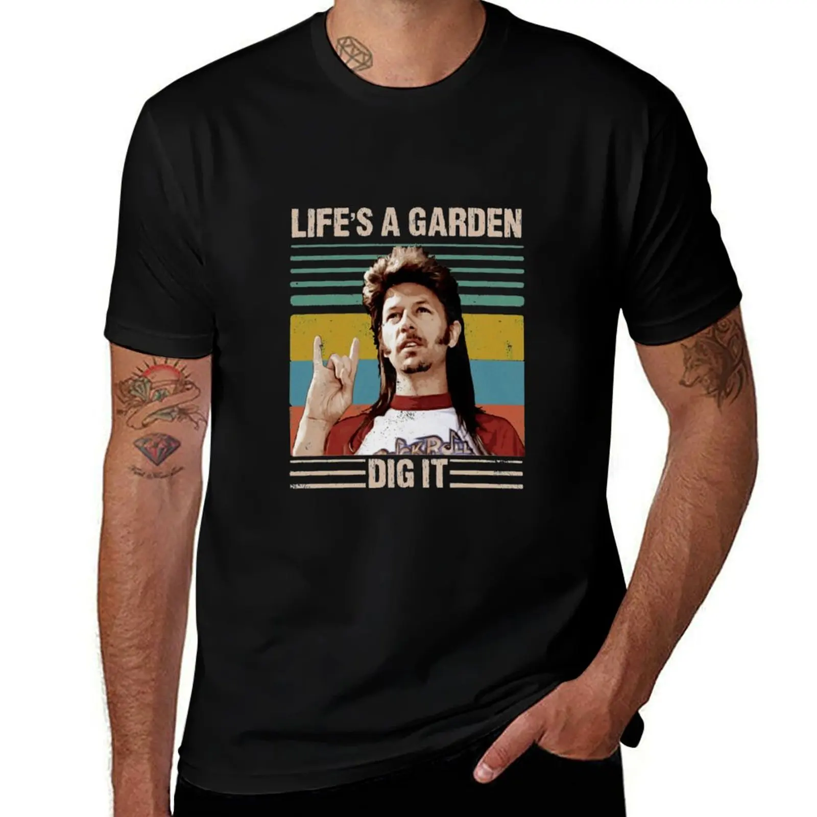 

Joe Dirt Lifes A Garden Dig It Vintage T-Shirt man t shirts high quality luxury brand cotton t shirt man T-Shirt