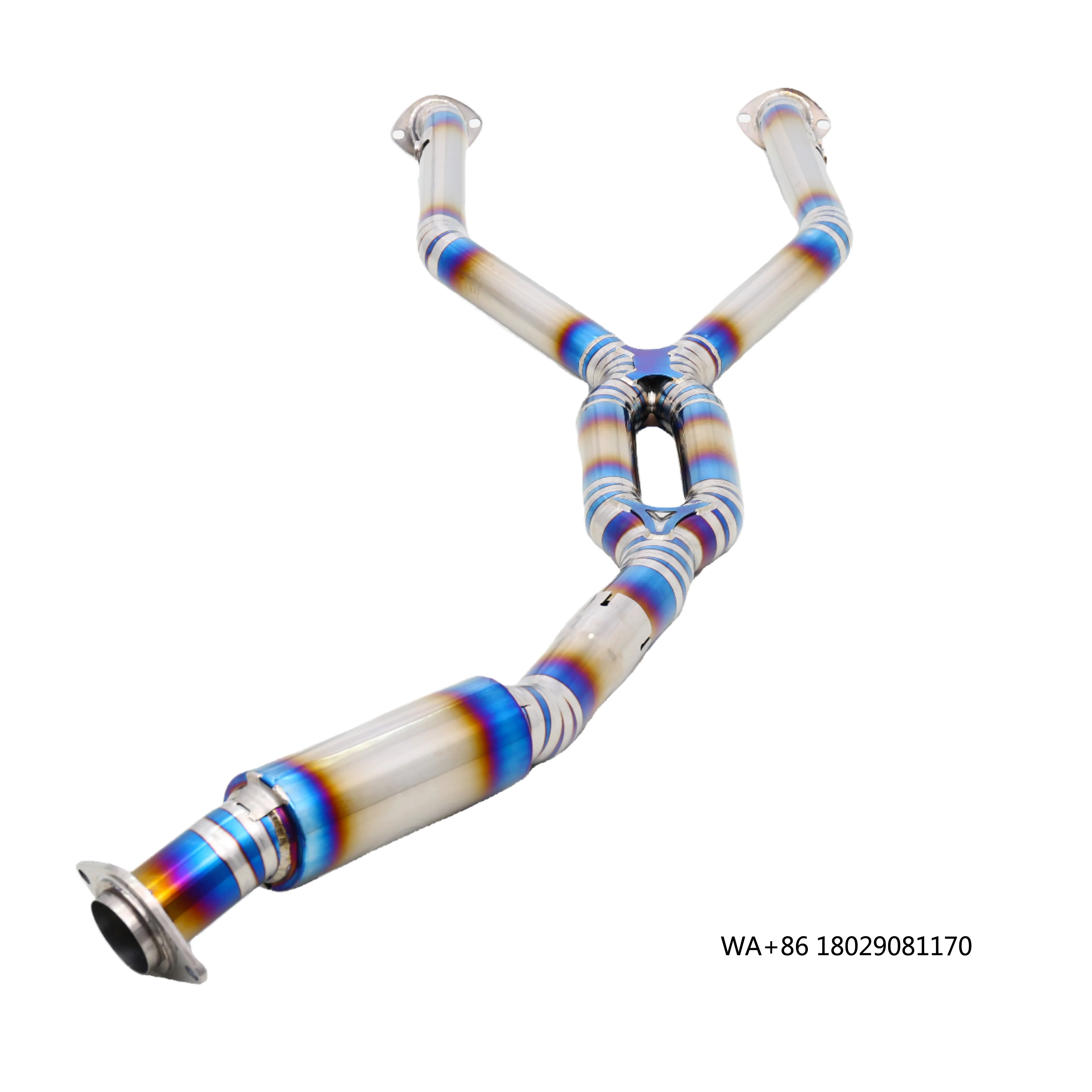 

Выхлопная труба нового сорта RES, зеркальная полированная, толщина 1,2 мм, титановый сплав, выхлопная система Valvetronic Catback для ISF 5.0L