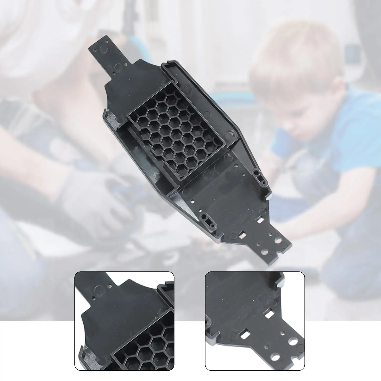 Reemplazo de chasis RC 1/24, accesorios modificados para coche RC, tablero inferior de piezas de repuesto profesionales para Wltoys 244016 Crawler