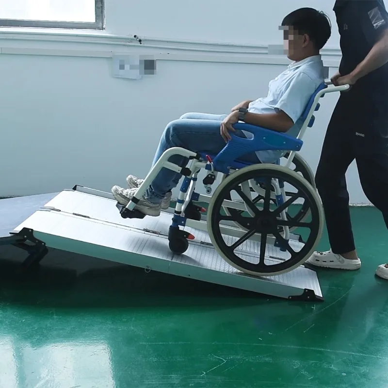 Accessible mobile ramp the elderly wheelchair crossing board up wave step pedal toilet chair
