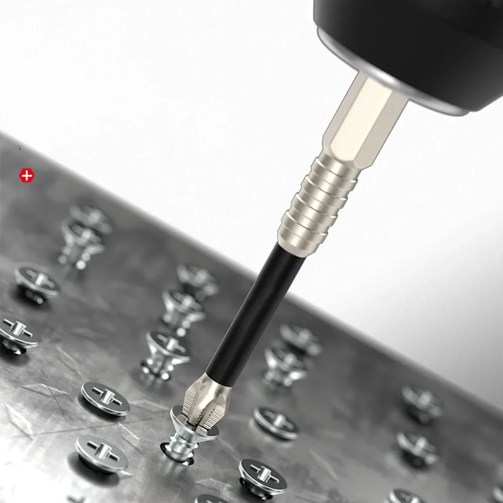 Magnetic Screwdriver Bit Alloy Steel Anti Slip Long Drill Bits 1/4 Hex Shank PH 2 Head Screwdriver Bit Hand Tools 25-150mm