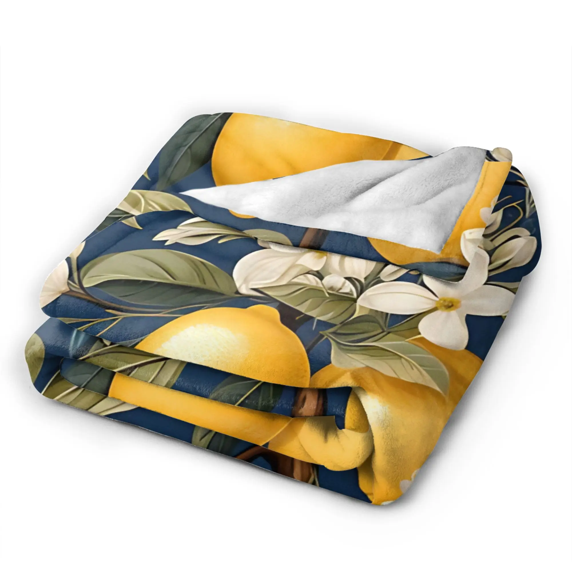 Tropical Fruits   Warm Soft Blanket  Kids Plush Throw Blanket Novelty Couch Bed Flannel Bedspread Sofa Bed Cover
