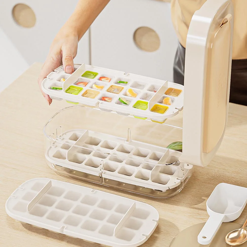 Multi-grid Ice Cubes Mold Reusable Ice Cubes Template Ice Making Tool