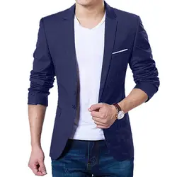 Homens formal terno de negócios casaco um botão preto azul vermelho masculino fino ajuste moda blazer terno jaqueta casual terno blazer roupas masculinas