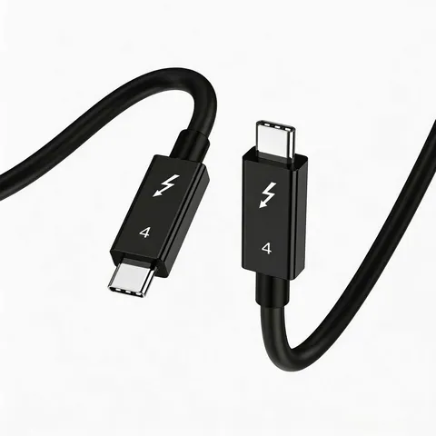 Кабель Thunderbolt 4 USB4 Type-C коаксиальный Nuobaifu