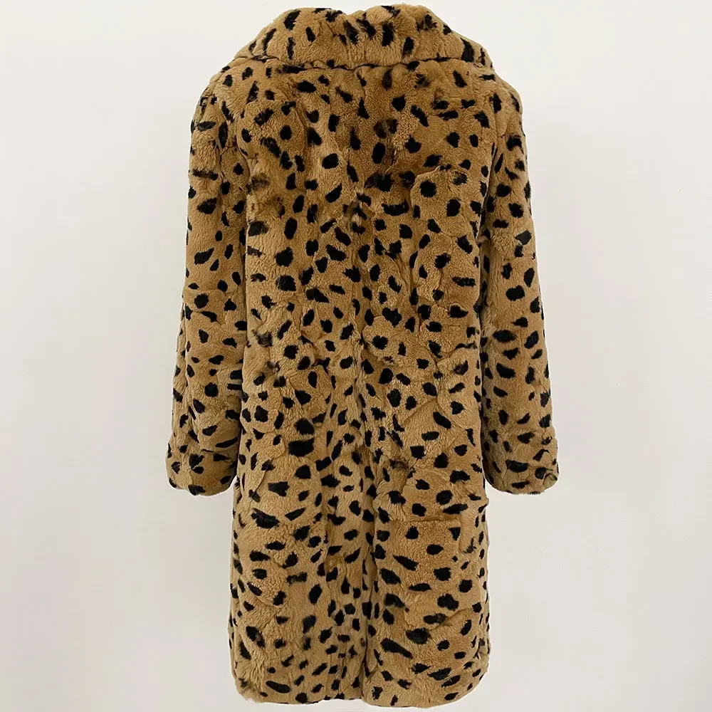 OFTBUY Cappotti invernali da donna Giacca in vera pelliccia di coniglio Vendita invernale da donna con cappotti di pelliccia di coniglio di volpe Recensioni coreane Molte vestiti per ragazze