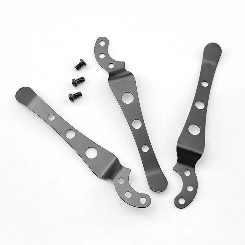 Stainless Steel Back Clip for DIY Folding Pocket Knife Tool DIY Accessories Back Clip Custom Folding Knife Back Clip Holder