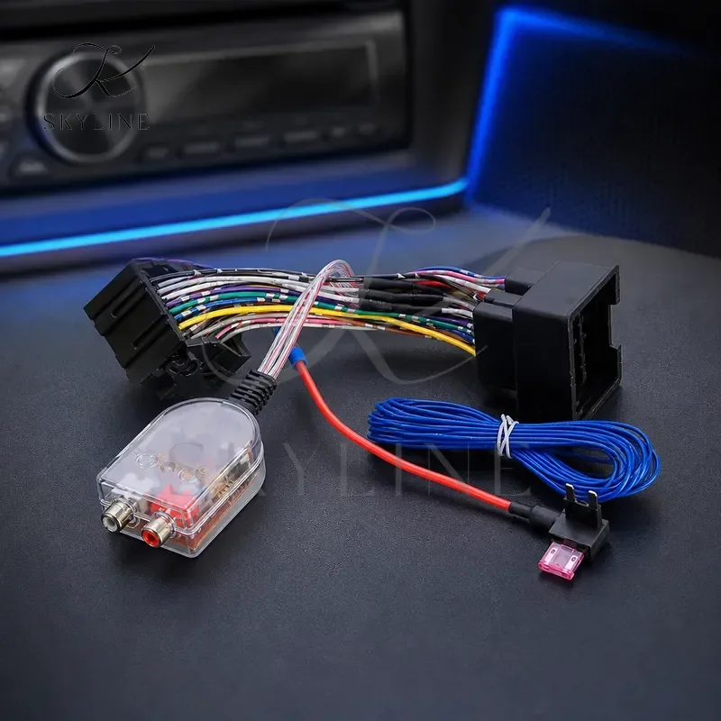 Radio Add Amp Subwoofer Amplifier Adapter Plug Wire Harness Fit For Buick Chevrolet Camaro Cruze Equinox Express Gmc